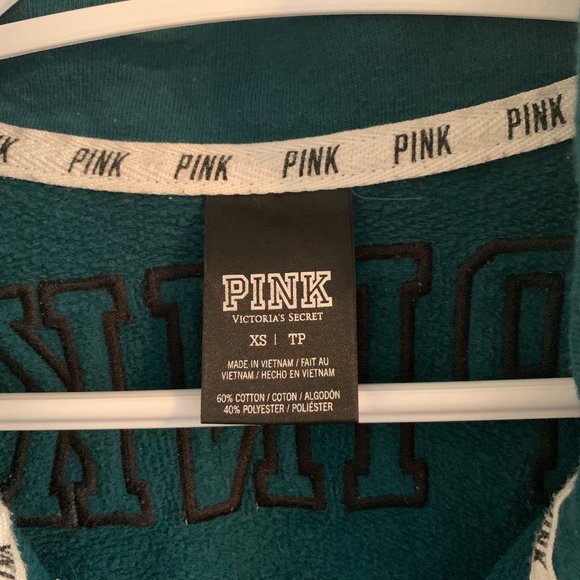 Victoria's Secret PINK Quarter Zip Sweatshirt - Picture 3 of 4